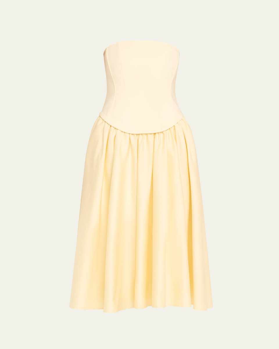 Melody Corset Combo Midi Dress
